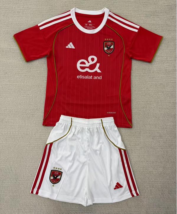 Kids-Al-Ahli 25/26 Home Soccer Jersey